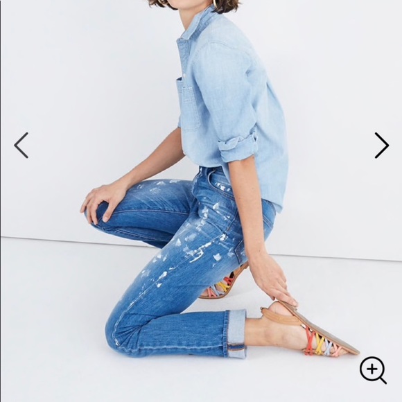 Madewell High-Rise Slim Boyjean: Painter Edition - Picture 3 of 6